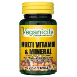 Veganicity Multi Vitamin & Mineral - 60 tabletek