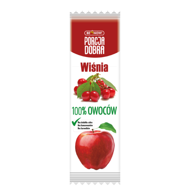 Porcja Dobra Przekąska jabłkowo-wiśniowa 16 g
