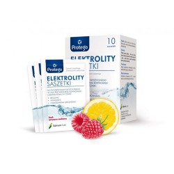 Protego Elektrolity Saszetki cytrynowo-malinowe - 10 saszetek