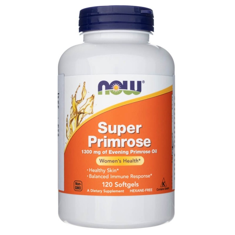Now Foods Super Primrose 1300 mg - 120 kapsułek