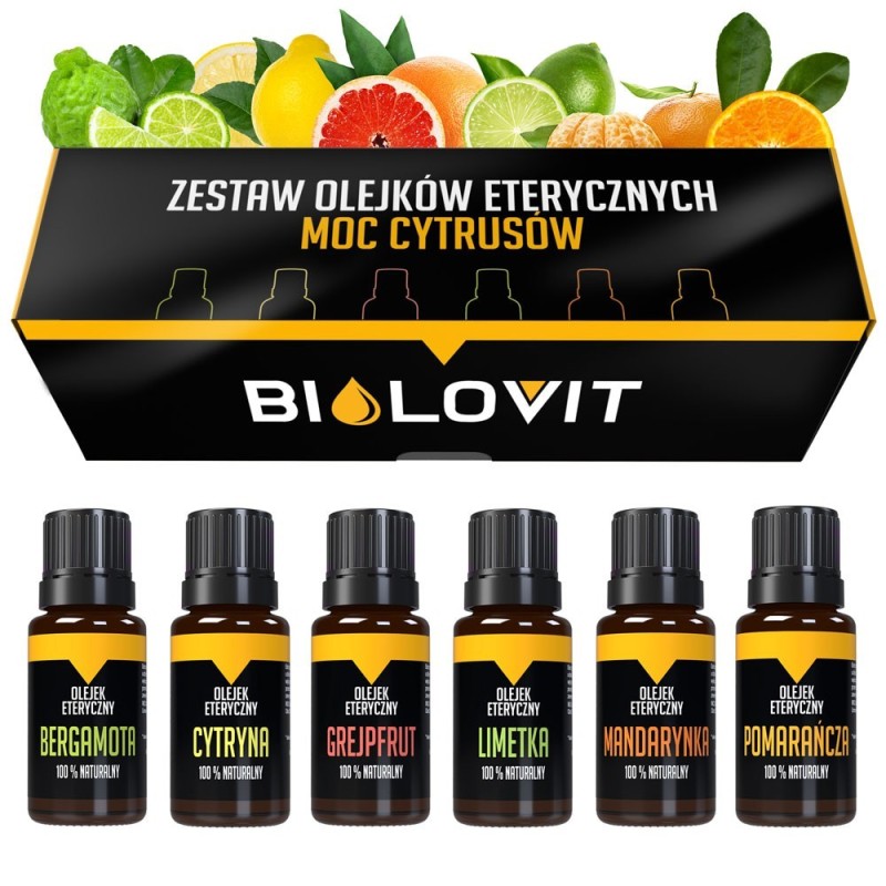 Bilavit Zestaw olejków eterycznych - Moc Cytrusów