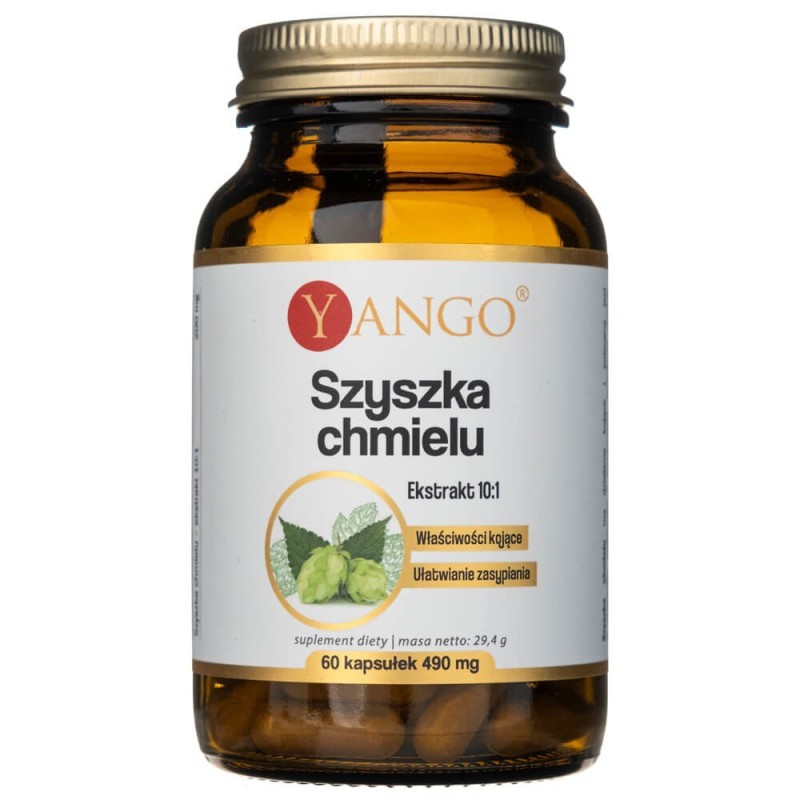 Yango Szyszka chmielu ekstrakt - 60 kapsułek