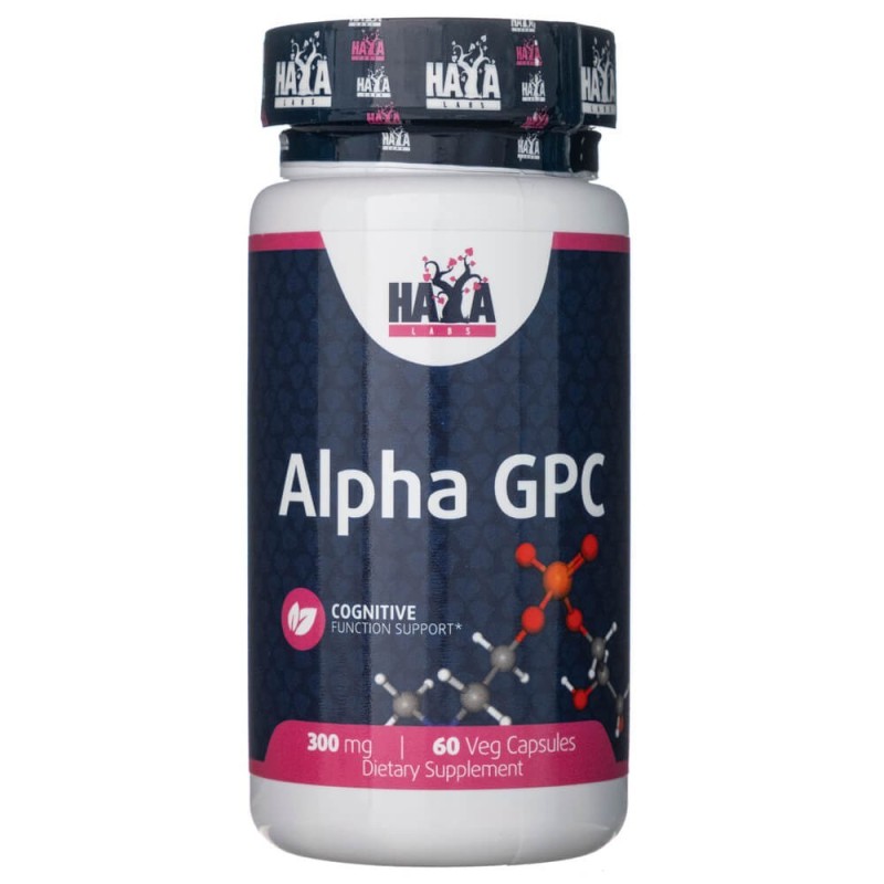 Haya Labs Alpha GPC 300 mg - 60 kapsułek