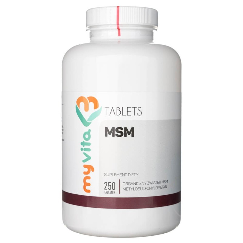 MyVita MSM (siarka organiczna) - 250 tabletek
