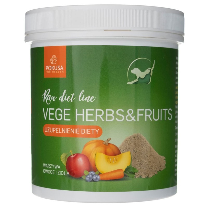 Pokusa RawDietLine Vege Herbs&Fruits warzywa