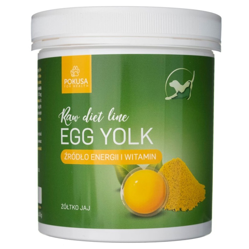 Pokusa RawDietLine Żółtko jaja kurzego (Egg Yolk) - 150 g