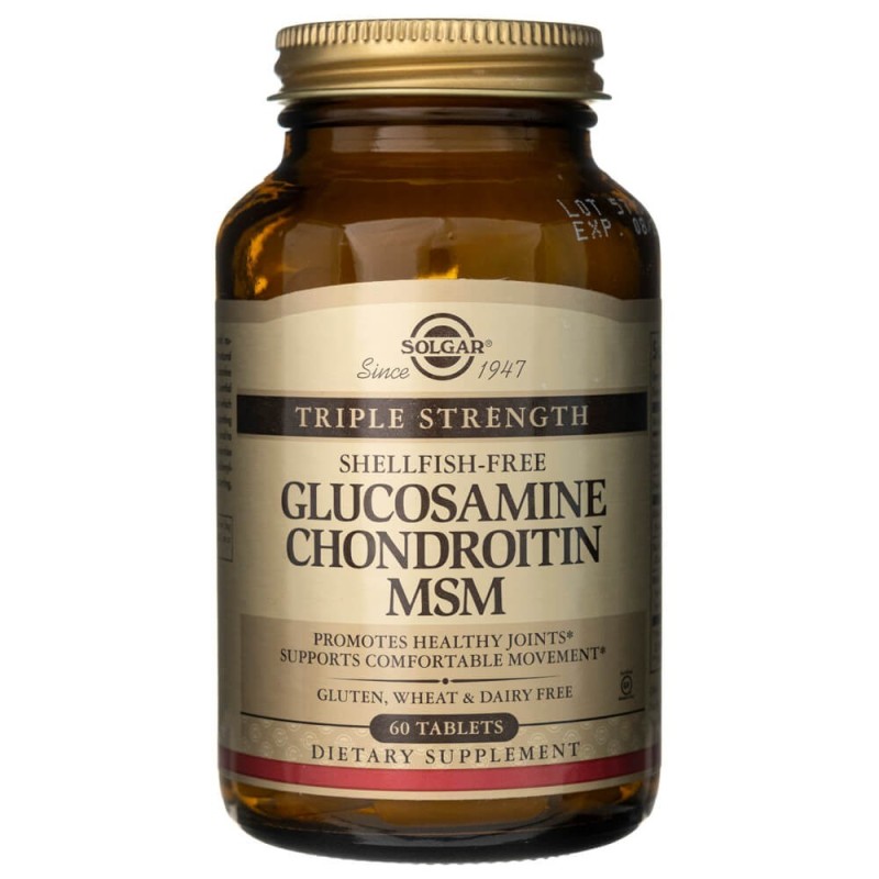 Solgar Glukozamina Chondroityna MSM - 60 tabletek