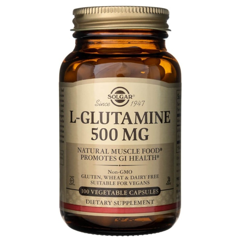 Solgar L-Glutamina 500 mg - 100 kapsułek