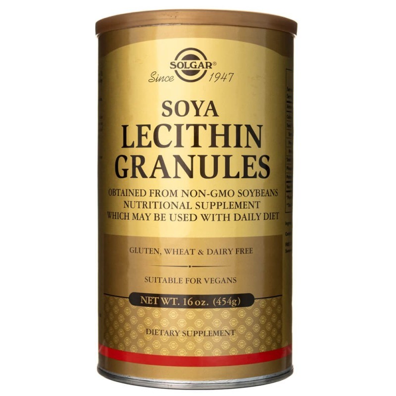 Solgar Lecytyna sojowa granulowana - 454 g