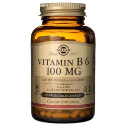Solgar Witamina B6 100 mg - 250 kapsułek