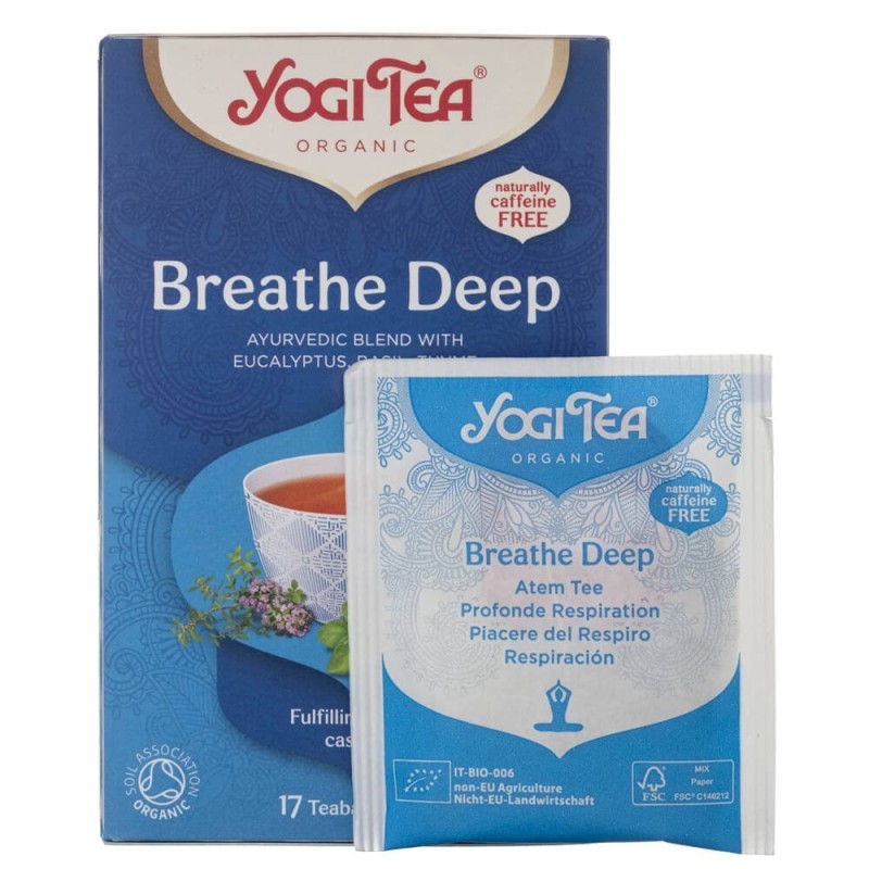 Yogi Tea Breathe Deep Herbata Swobodny oddech - 17 saszetek