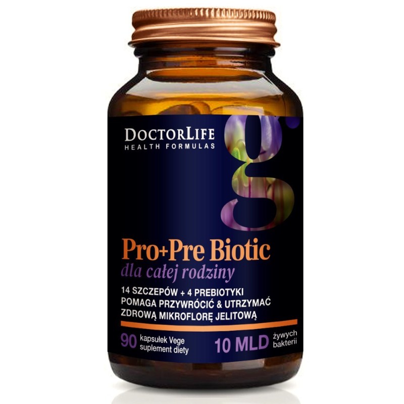Doctor Life Pro+Pre Biotic dla całej rodziny - 90 kapsułek