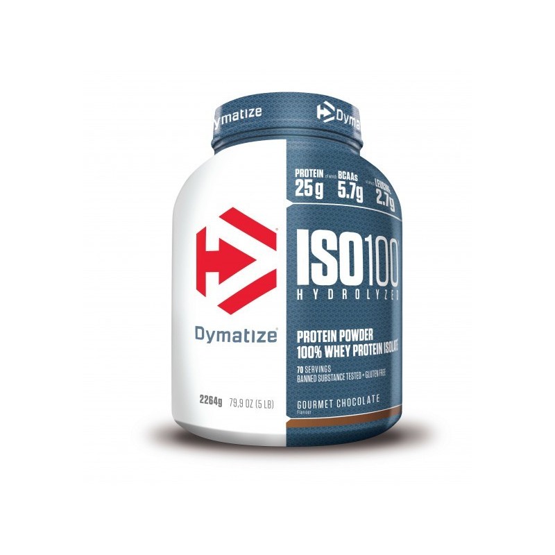Dymatize ISO 100 Hydrolyzed Whey Protein Isolate, Czekolada - 2264 g