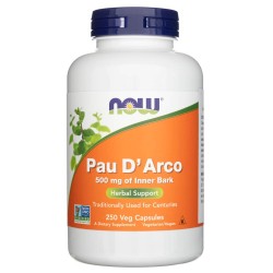Now Foods Pau D'arco 500 mg - 250 kapsułek