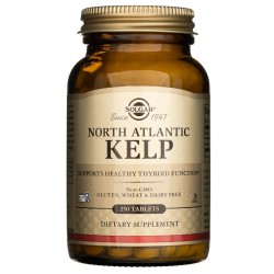 Solgar Północnoatlantycki Kelp (Jod) 200 mcg - 250 tabletek