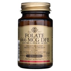 Solgar Foliany 400 mcg (Kwas Foliowy) - 100 tabletek