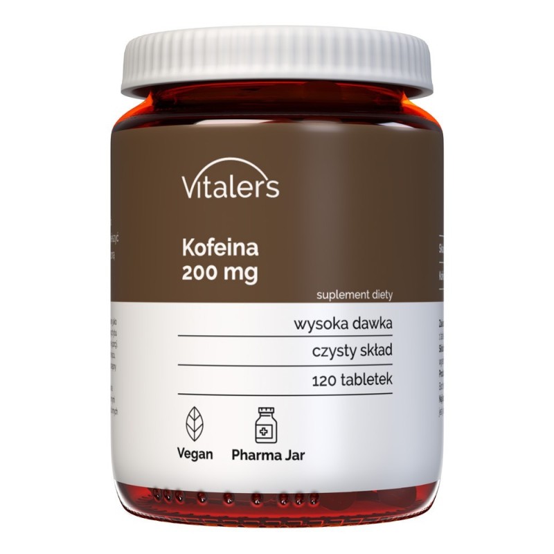 Vitaler's Caffeine (Kofeina) 200 mg - 120 tabletek