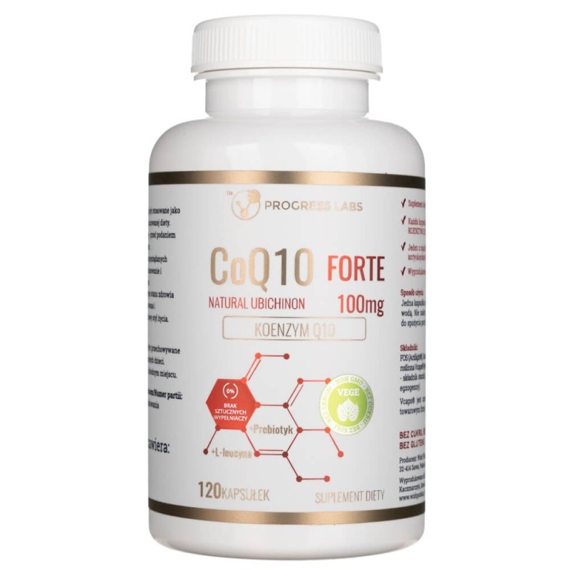 Progress Labs Koenzym Q10 Forte 100 mg - 120 kapsułek
