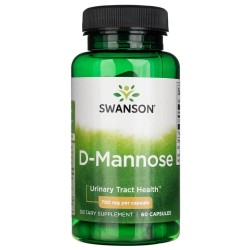 Swanson D-Mannose (D-Mannoza) 700 mg - 60 kapsułek