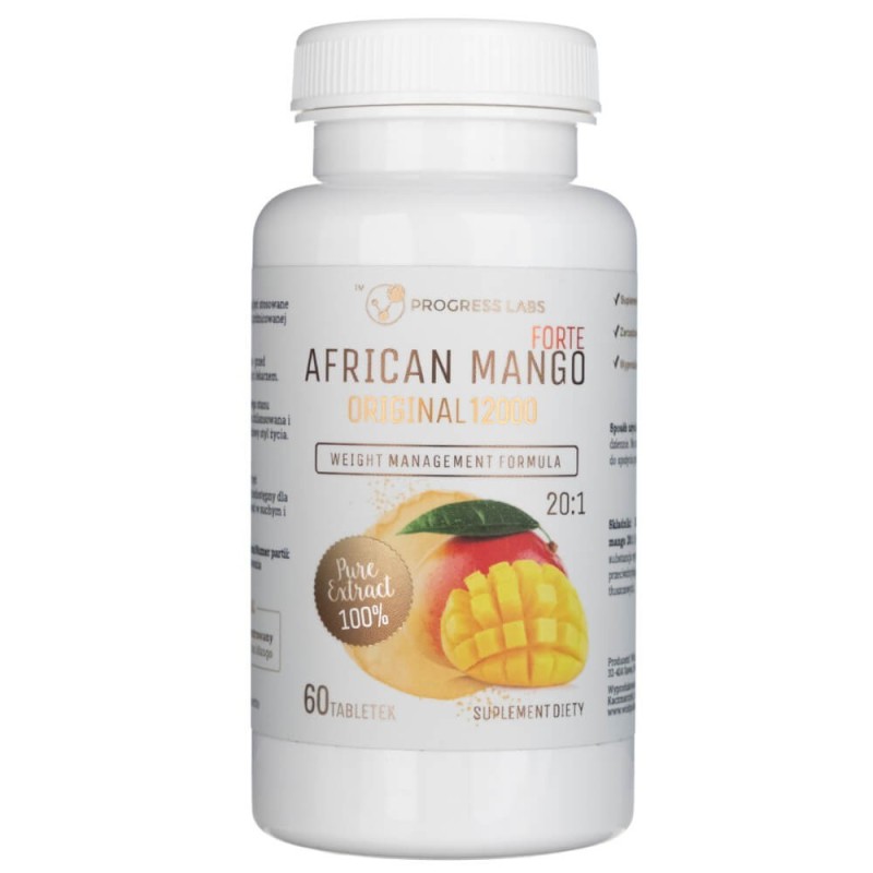 Progress Labs African Mango FORTE 20:1 6000 mg - 60 tabletek