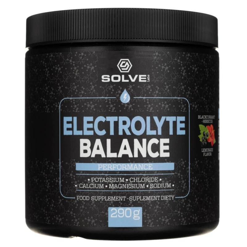 Solve Labs Elektrolity czarna porzeczka i hibiskus Elektrolyte Balance - 290 g