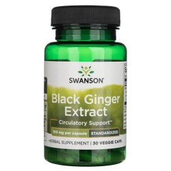 Swanson Czarny Imbir 100 mg - 30 kapsułek