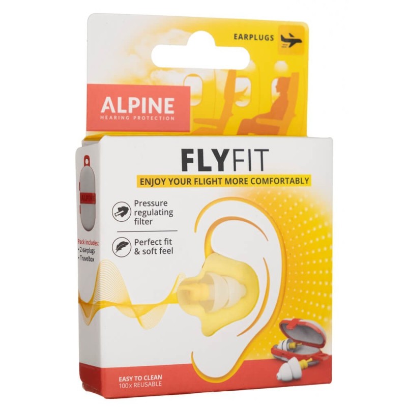 Alpine FlyFit zatyczki do uszu do latania i podróży