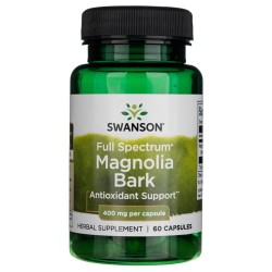 Swanson Magnolia Bark (Kora magnolii) 400 mg - 60 kapsułek