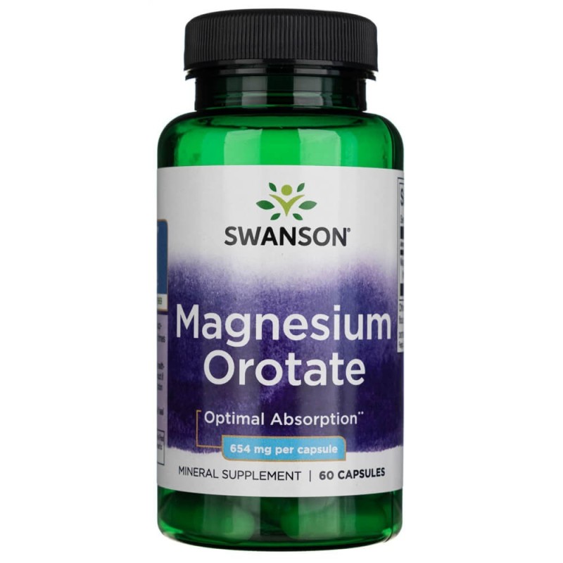 Swanson Orotan Magnezu 40 mg - 60 kapsułek
