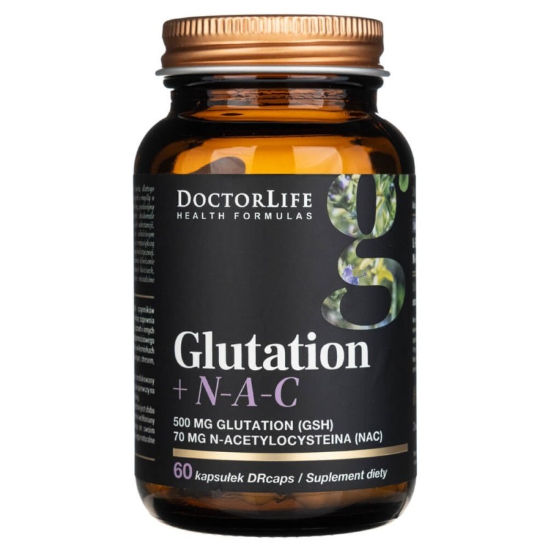 Doctor Life L-Glutation + N-Acetylo-Cysteina - 60 kapsułek