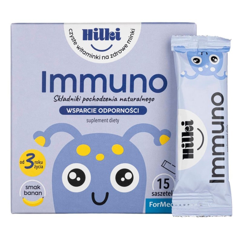 Hilki Immuno dla dzieci - 15 saszetek