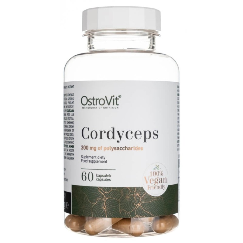 OstroVit Cordyceps 200 mg - 60 kapsułek