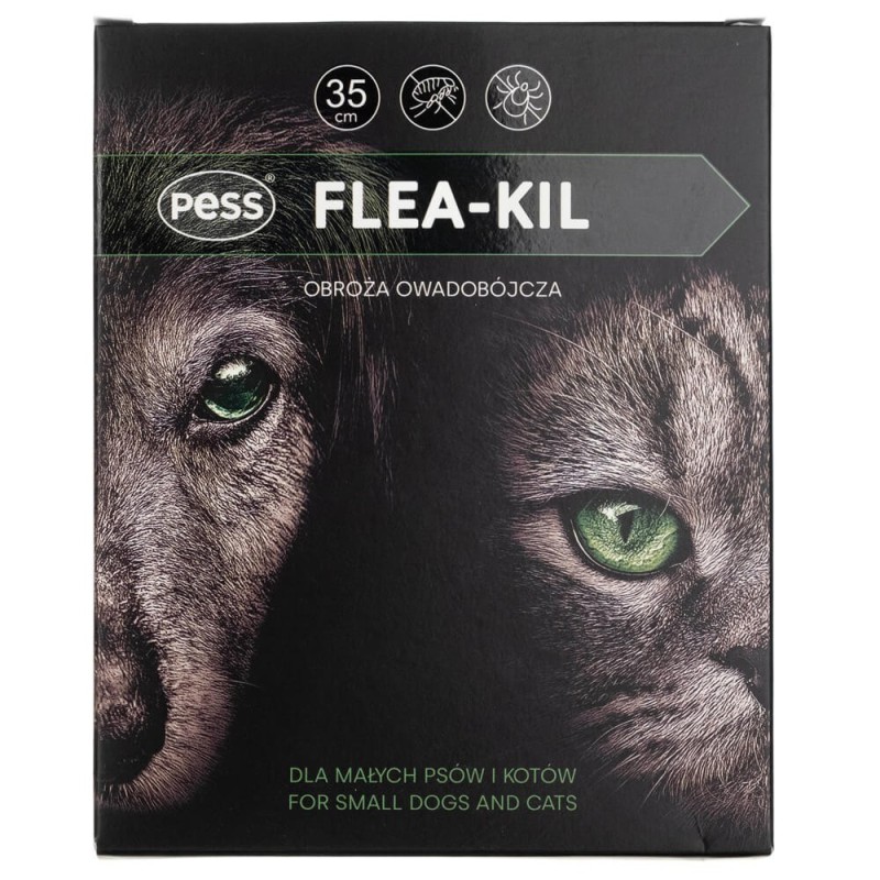 Pess Flea-Kil Obroża owadobójcza dla małych psów i kotów 35 cm