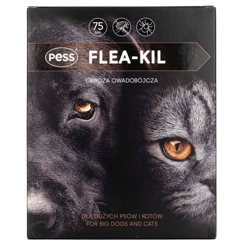 Pess Flea-Kil Obroża owadobójcza dla dużych psów i kotów 75 cm