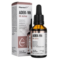 PharmoVit Witaminy ADEK-Vit Oil Active w kroplach - 30 ml
