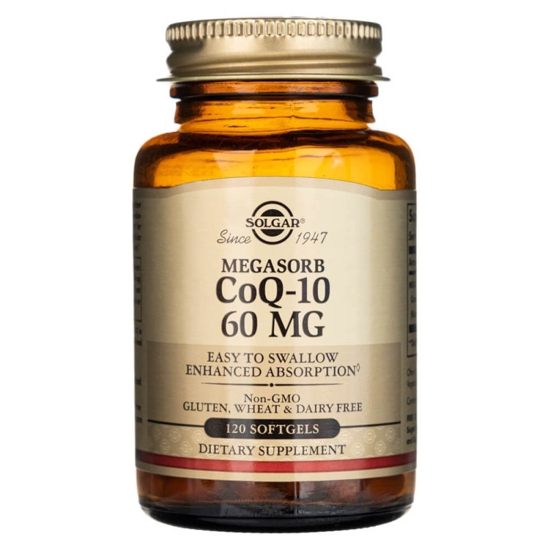 Solgar Megasorb Koenzym Q10 60 mg - 120 kapsułek