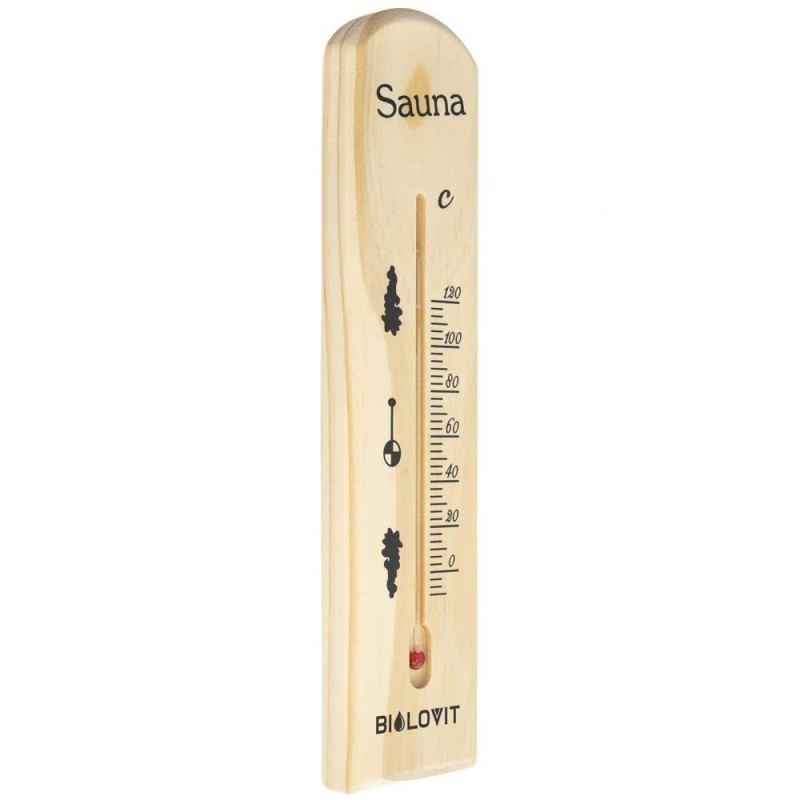 Bilovit Sosnowy termometr do sauny - do 120 stopni Celsjusza