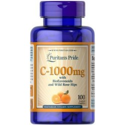 Puritan's Pride Witamina C 1000 mg z bioflawonoidami - 100 tabletek