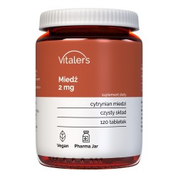 Vitaler's Copper (Miedź) 2 mg - 120 tabletek