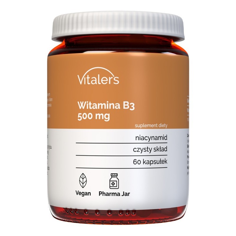 Vitaler's Witamina B3 500 mg (Niacynamid) - 60 kapsułek