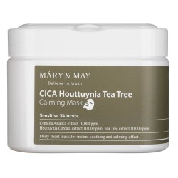 Mary&May Kojące maseczki CICA Houttuynia Tea Tree Calming Mask - 30 sztuk