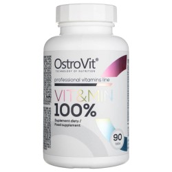 OstroVit 100% VIT&MIN witaminy i minerały - 90 tabletek