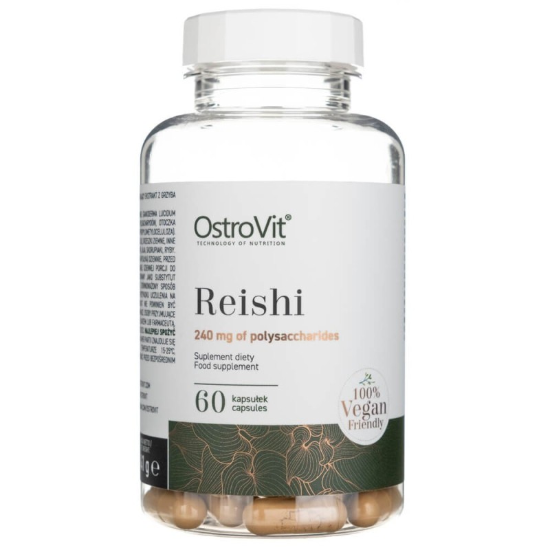 Ostrovit Reishi (Lakownica żółtawa) 240 mg - 60 kapsułek