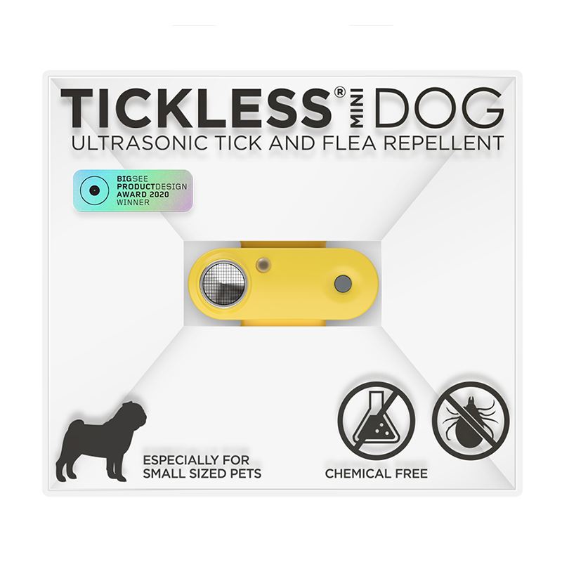Tickless Pet Mini Ultradźwiękowa ochrona przed kleszczami - Marigold