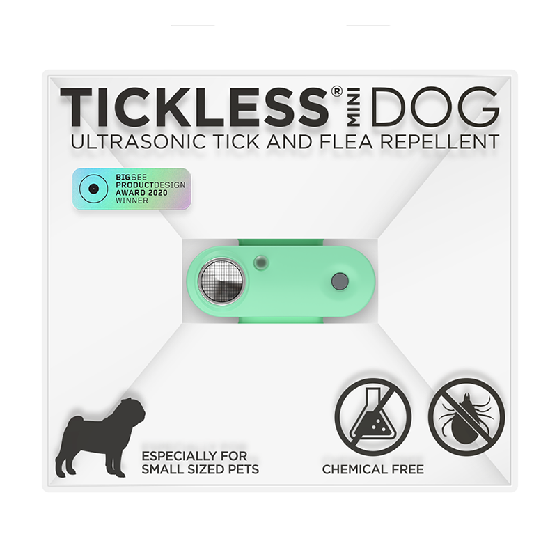 TickLess Pet Mini Ultradźwiękowa ochrona przed kleszczami - Mentha Green