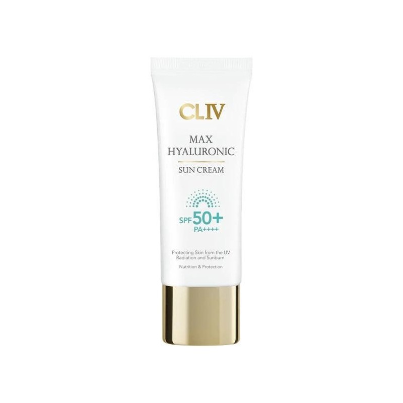Cliv Krem przeciwsłoneczny do twarzy Max Hyaluronic Sun Cream SPF 50+ - 35 ml