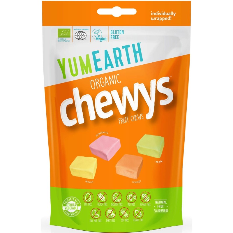 YumEarth Chewys Gumy organiczne rozpuszczalne owocowe - 142 g