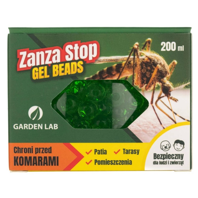 Garden Lab Odstraszacz komarów w żelowych kulkach Zanza Stop - 200 ml