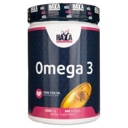 Haya Labs Omega 3 1000 mg - 500 kapsułek