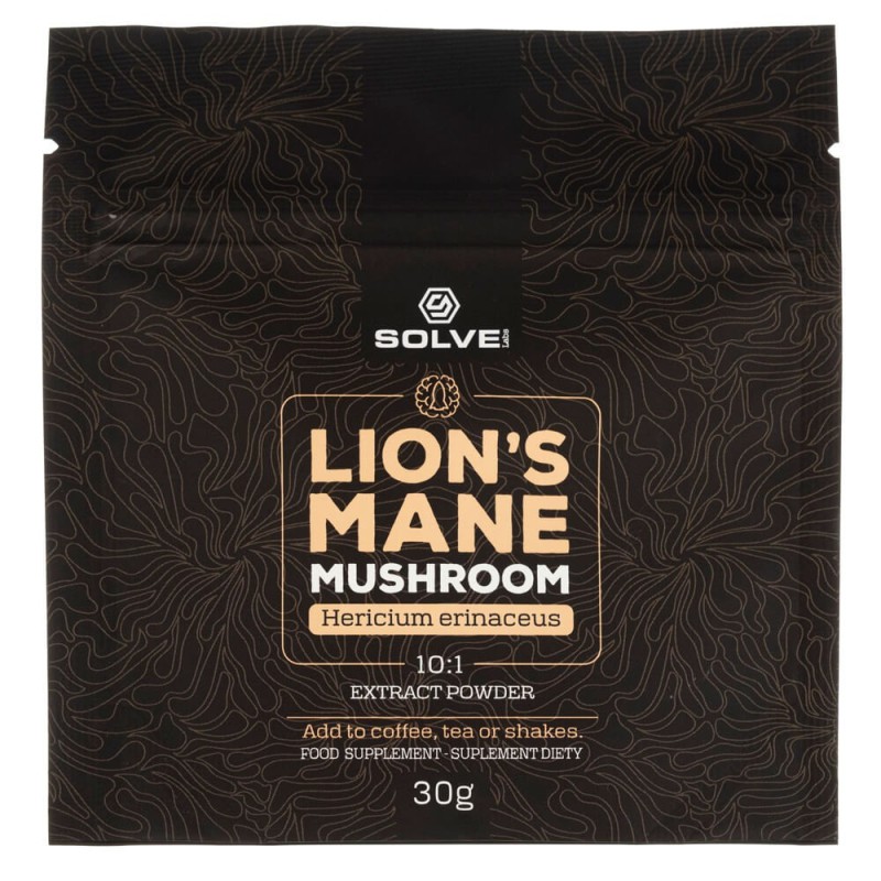Solve Labs Soplówka jeżowata Lion's Mushroom - 30 g